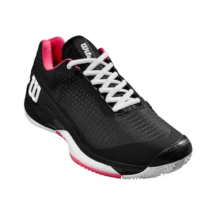 Damskie buty tenisowe Wilson Rush Pro 4.0 W Clay Black/Hot Pink