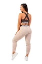 Damskie dresy Nebbia  Iconic Mid-Waist Sweatpants 408 cream