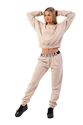 Damskie dresy Nebbia  Iconic Mid-Waist Sweatpants 408 cream