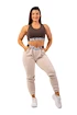 Damskie dresy Nebbia  Iconic Mid-Waist Sweatpants 408 cream L