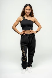 Damskie dresy Nebbia Intense Women's High-Waist Joggers Signature 846 Gold