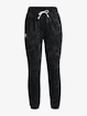 Damskie dresy Under Armour  Rival Terry Print Jogger-BLK