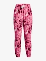 Damskie dresy Under Armour  Rival Terry Print Jogger-PNK