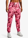 Damskie dresy Under Armour  Rival Terry Print Jogger-PNK