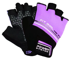 Damskie rękawiczki fitness Power System Fit Girl Evo Purple