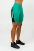 Damskie spodenki rowerowe Nebbia ICONIC High Waisted Biker Shorts green