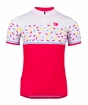 Dziecięca koszulka rowerowa Etape  RIO pink/white