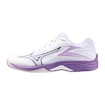 Dziecięce buty halowe Mizuno  Lightning Star Z7 Jr. White/Patrician Purple/Quince