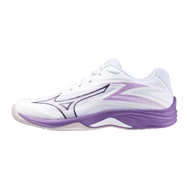 Dziecięce buty halowe Mizuno Lightning Star Z7 Jr. White/Patrician Purple/Quince