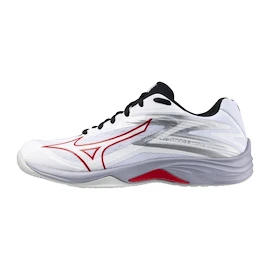 Dziecięce buty halowe Mizuno Lightning Star Z7 Jr. White/Salsa