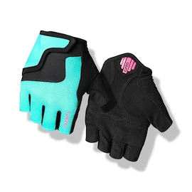 Dziecięce rękawice rowerowe Giro Bravo Jr Screaming Teal/Neon Pink