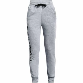 Dziewczęce spodnie dresowe Under Armour Rival Fleece Joggers Grey