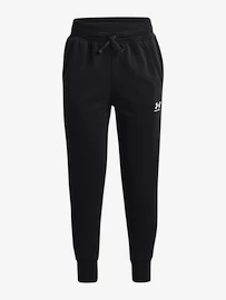 Dziewczęce spodnie dresowe Under Armour Rival Fleece LU Joggers -BLK