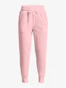 Dziewczęce spodnie dresowe Under Armour  Rival Fleece LU Joggers -PNK