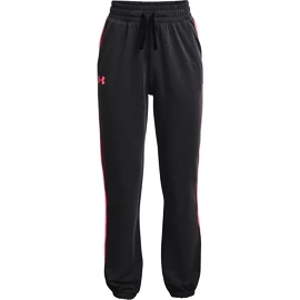 Dziewczęce spodnie dresowe Under Armour Rival Terry Taped Pant Black