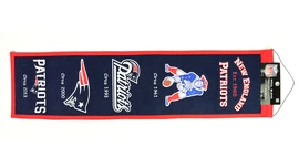 Flaga Winning Streak Heritage Banner NFL New England Patriots