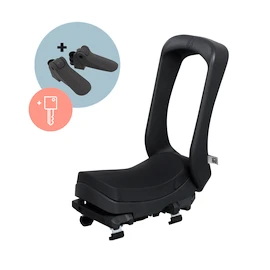 Fotelik rowerowy Urban Iki Junior bike seat Bincho Black/Bincho Black