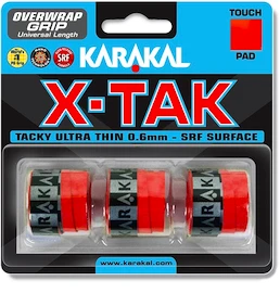 Górna owijka Karakal X-Tak Overgrip 3er Red