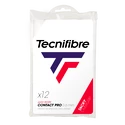 Górna owijka Tecnifibre  Contact Pro White 12 Pack