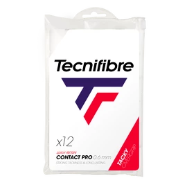 Górna owijka Tecnifibre Contact Pro White 12 Pack