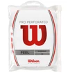 Górna owijka Wilson  Pro Overgrip Perforated White (12 Pack)