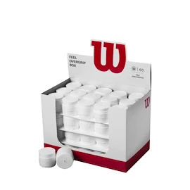 Górna owijka Wilson Pro Overgrip Perforated White (60 Pack)