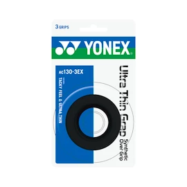 Górna owijka Yonex Ultra Thin Grap Black (3 Pack)