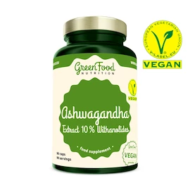 GreenFood Ashwagandha Extract 10% Withanolides 90 caps