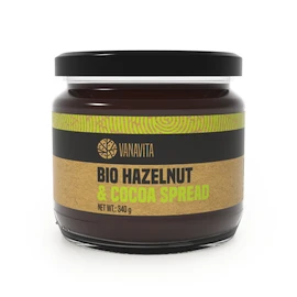 GymBeam Hazelnut & Cocoa Spread - VanaVita BIO 340 g