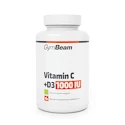 GymBeam Vitamin C + D3 1000 IU 90 caps