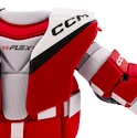 Hokejowa kamizelka bramkarska CCM YTflex 3 White/Red Youth