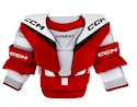 Hokejowa kamizelka bramkarska CCM YTflex 3 White/Red Youth L/XL