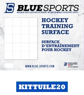 Hokejowa mata do ćwiczenia strzału Blue Sports  Hockey Training Surface 20x White