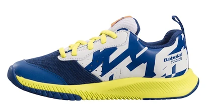 Juniorskie buty tenisowe Babolat Pulsion All Court JR Dark Blue/Yellow  EUR 38,5