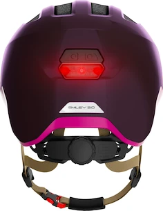 Kask dziecięcy Abus Smiley 3.0 ACE LED royal purple