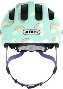 Kask dziecięcy Abus Smiley 3.0 LED Blue Rainbow S