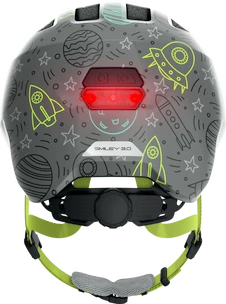 Kask dziecięcy Abus Smiley 3.0 LED Grey space