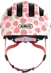 Kask dziecięcy Abus Smiley 3.0 LED Rose strawberry