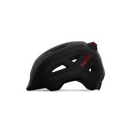 Kask dziecięcy Giro Scamp II LED Mat Black/Red