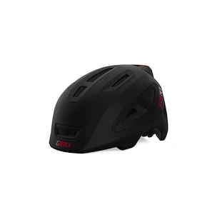 Kask dziecięcy Giro Scamp  II LED Mat Black/Red S