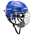 Kask hokejowy Bauer  IMS 5.0 II Combo Blue Senior L