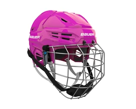 Kask hokejowy Bauer RE-AKT 55 Combo Pink Senior