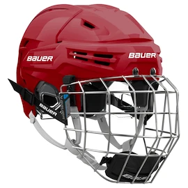 Kask hokejowy Bauer RE-AKT 65 Combo Red Senior