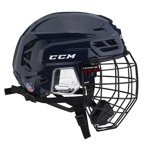 Kask hokejowy CCM Tacks 210 Combo Dark Blue Senior