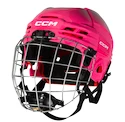 Kask hokejowy CCM Tacks 70 Combo Pink Junior