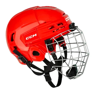 Kask hokejowy CCM Tacks 70 Combo Red Junior