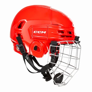 Kask hokejowy CCM Tacks 70 Combo Red Youth