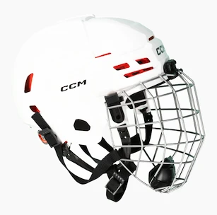 Kask hokejowy CCM Tacks 70 Combo White Youth