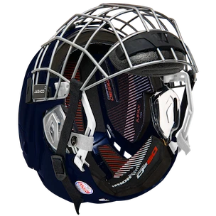 Kask hokejowy Warrior Covert CF 80 Combo Navy Senior