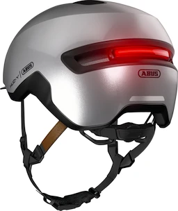 Kask rowerowy Abus Hud-Y Gleam Silver